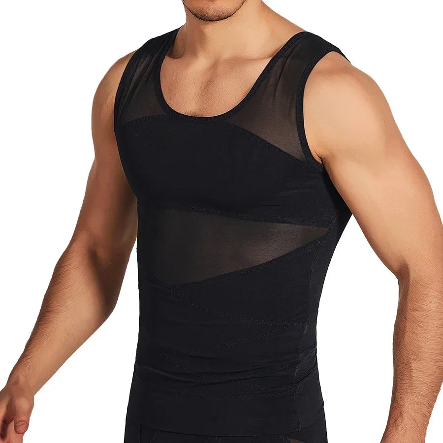 FlatCore™ Men’s Compression Vest & Chest Shaper