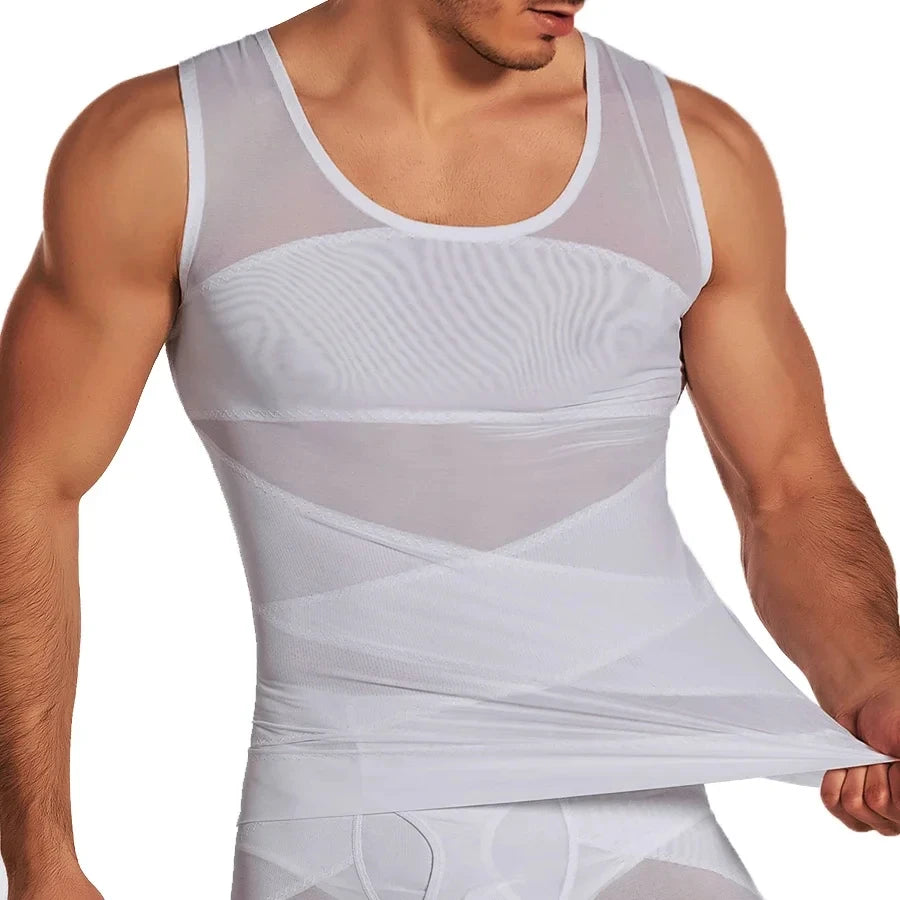 FlatCore™ Men’s Compression Vest & Chest Shaper
