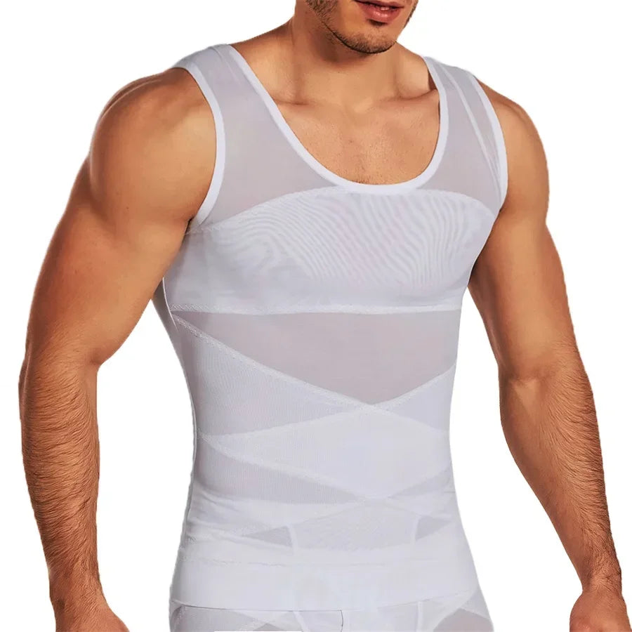 FlatCore™ Men’s Compression Vest & Chest Shaper